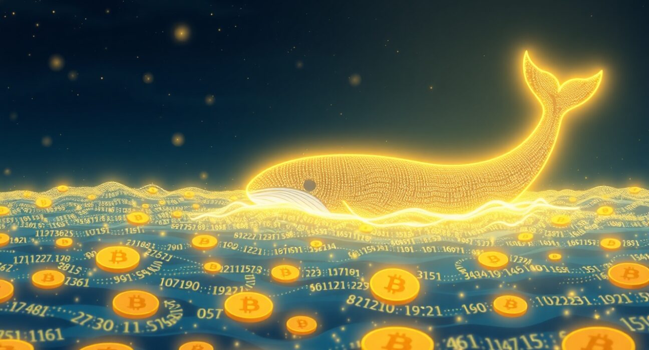 Bitcoin whale holdings surge as large investors accumulate BTC supply, indicating market confidence.