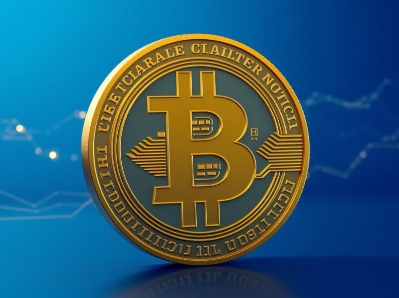 A Bitcoin token representing a major $216 million cryptocurrency transaction to OKX exchange.