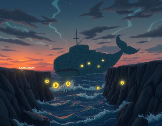 Bitcoin whale deposits USDC to prevent liquidation of massive leveraged crypto positions on Hyperliquid.