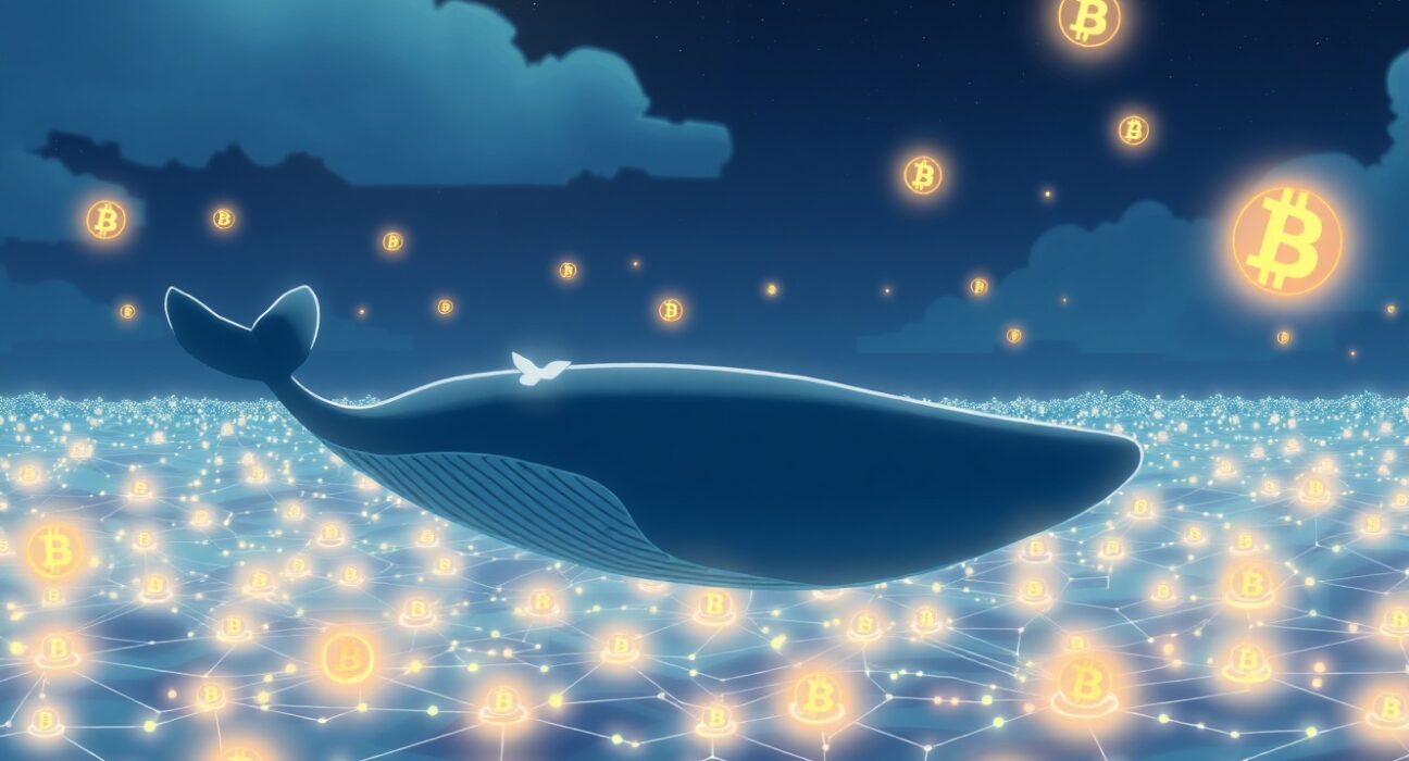 Bitcoin whale accumulation pattern analysis showing potential market reversal signals