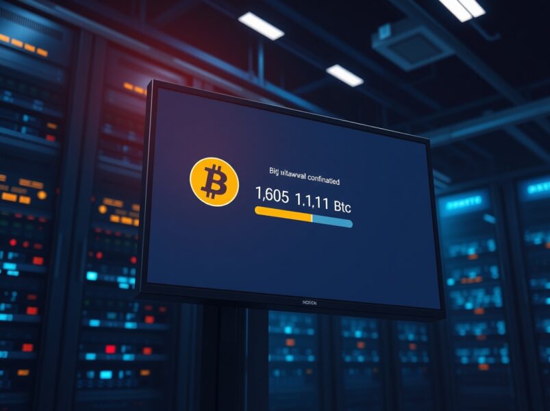 Massive Bitcoin Withdrawal of 1,051 BTC from Binance Signals Major Whale Accumulation