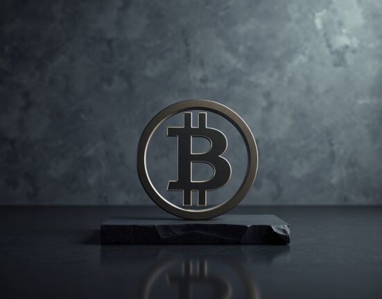 Bitcoin symbol representing a major $67.3 million cryptocurrency withdrawal from Binance exchange.