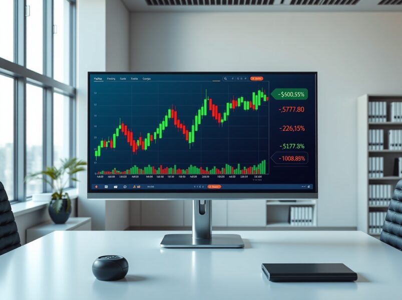 Professional analysis of cryptocurrency market volatility showing gainers and losers data visualization