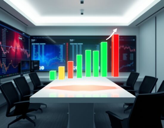 Data visualization chart analyzing rising and falling cryptocurrency market sectors from Bitcoin World.