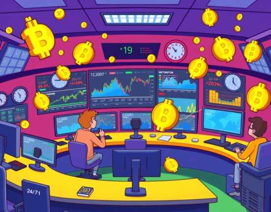 24/7 cryptocurrency news service operation with global coverage and real-time market updates