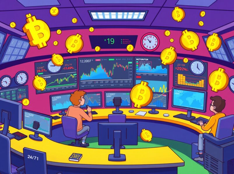 24/7 cryptocurrency news service operation with global coverage and real-time market updates