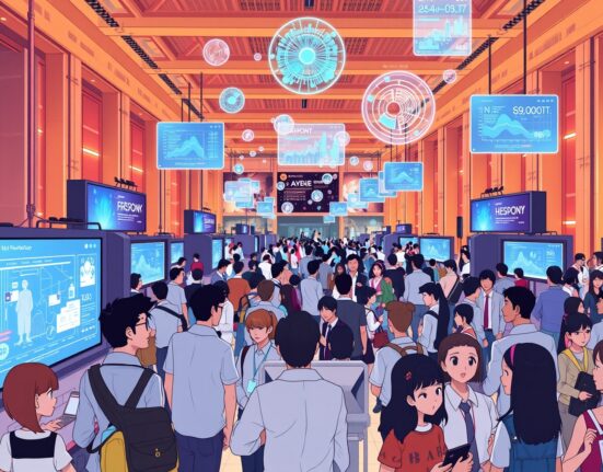 Attendees networking at the Bitcoin World Disrupt 2026 tech conference in San Francisco.