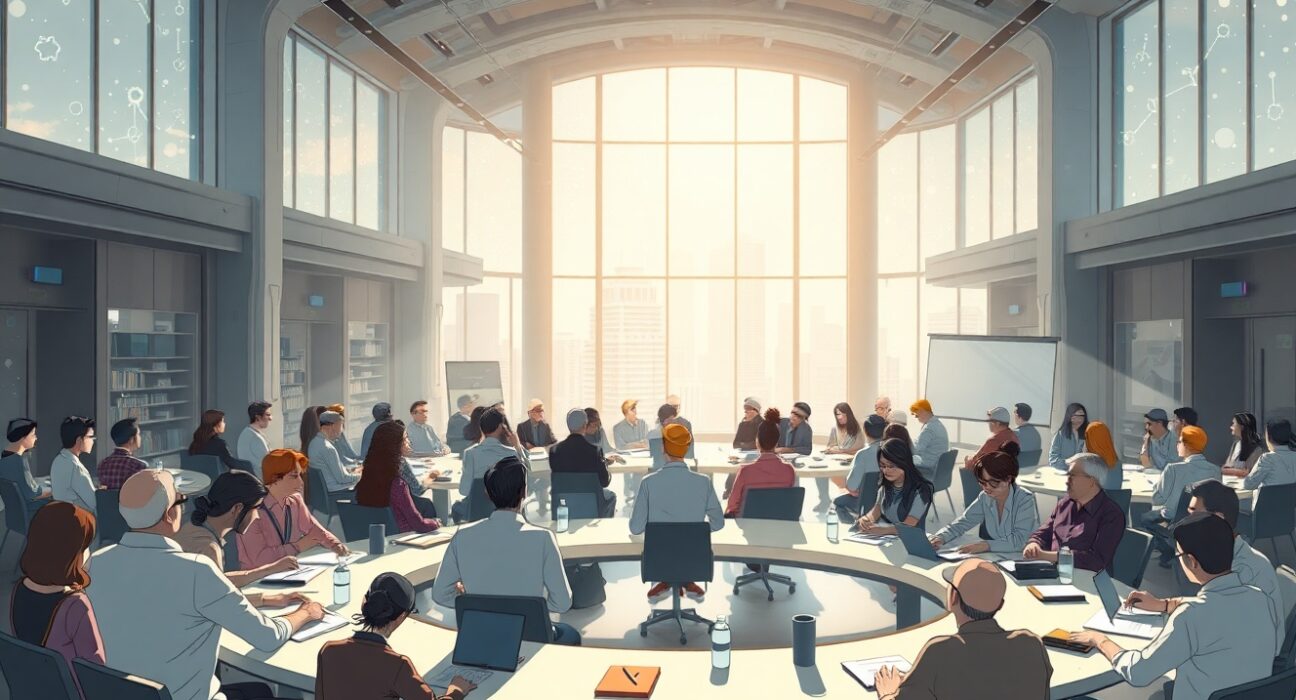 Founders discussing scaling strategies at the Bitcoin World Founder Summit 2026 conference in Boston.