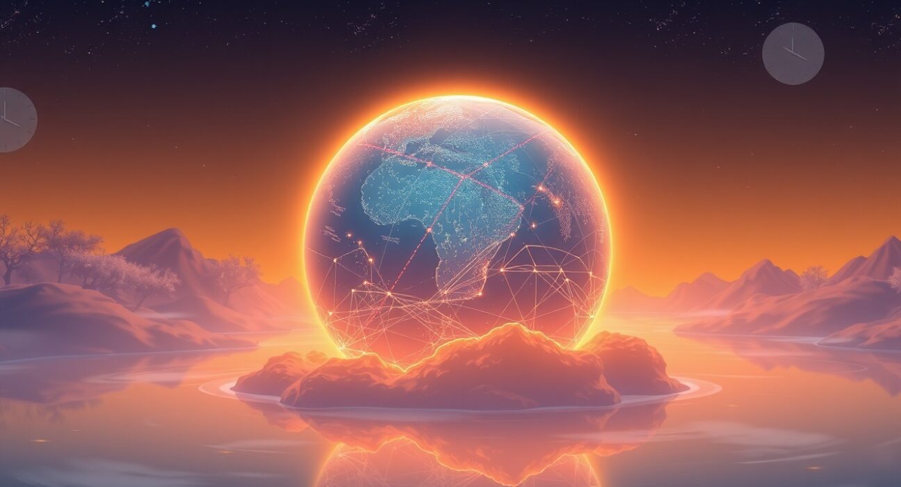 Bitcoin World Live Feed operating hours showing global cryptocurrency data flow across time zones