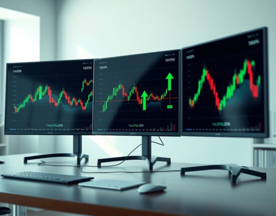 Professional cryptocurrency market analysis showing Bitcoin world trading data with gainers and losers visualization