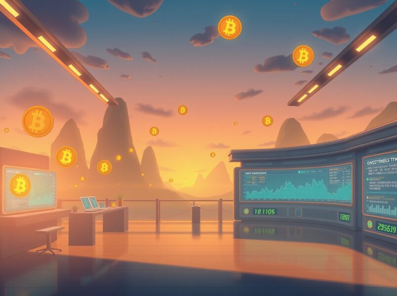 Bitcoin World's cryptocurrency news coverage schedule visualized in a futuristic newsroom setting