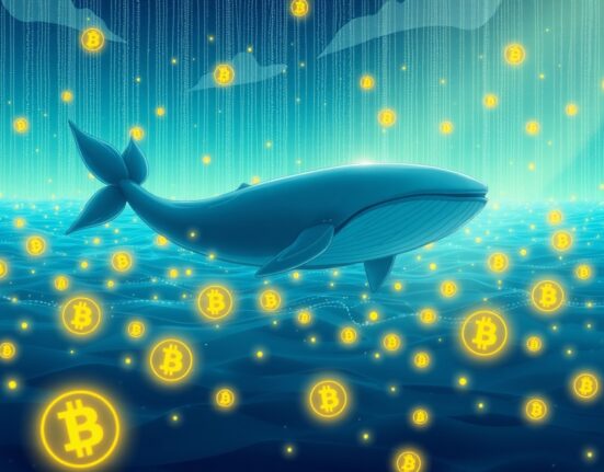 Bitfinex whale accumulating Bitcoin matching daily mining production, symbolizing major supply absorption.