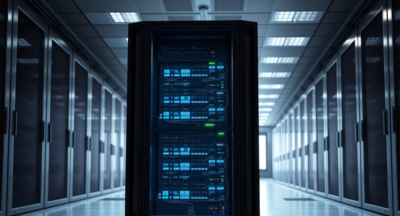 Bitget's upgraded trading infrastructure server representing faster cryptocurrency order processing