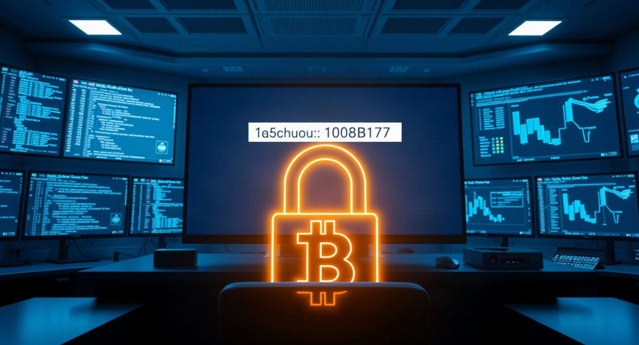 BitGo CEO Mike Belshe challenges Anthropic to hack a wallet holding 100 BTC, shown on a secure monitor.