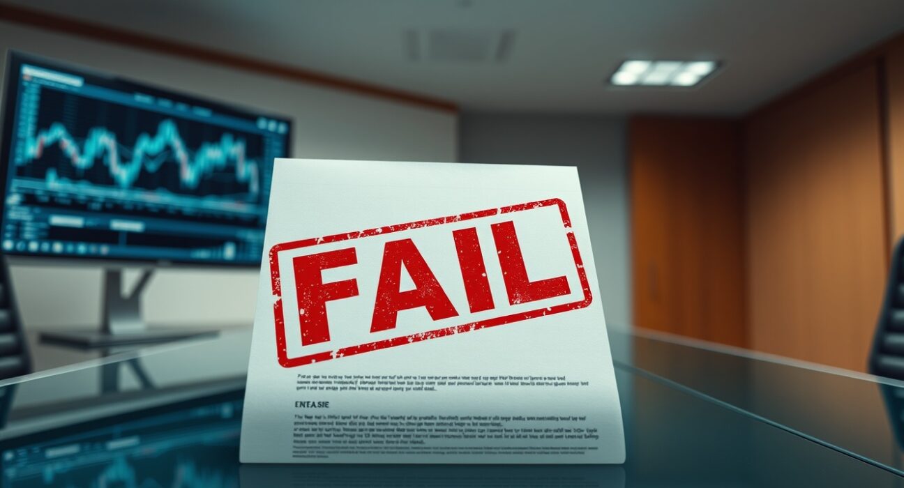 Regulatory document showing Bithumb and Coinone failed the FSS internal control inspection.