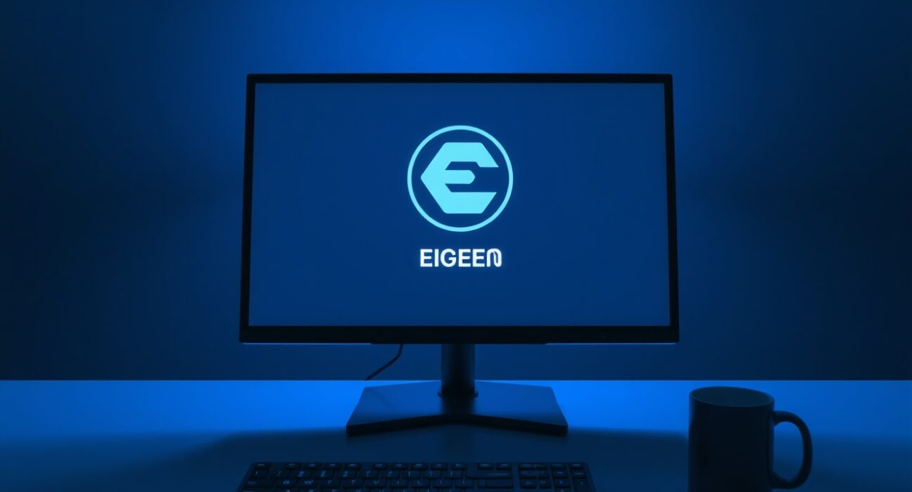 Bithumb cryptocurrency exchange trading screen showing EigenLayer rebranding to EigenCloud