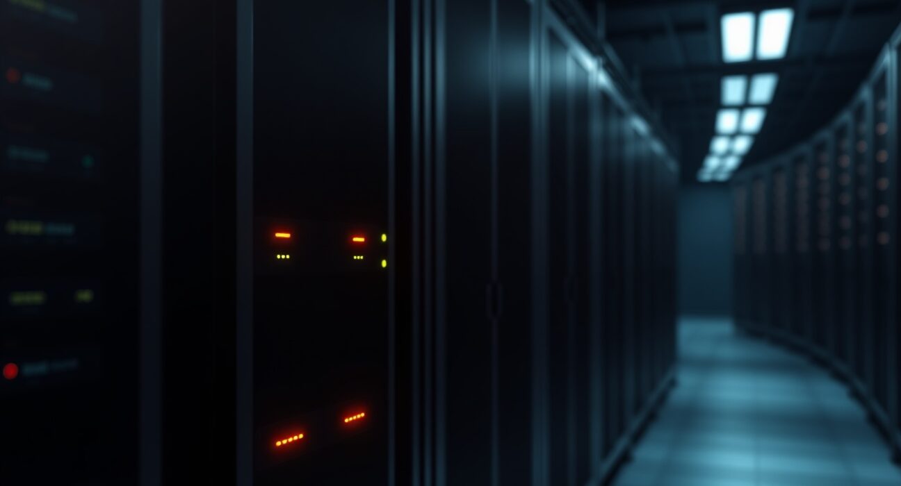 Bithumb exchange data center during scheduled HBAR network maintenance for upgrade.