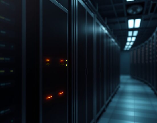 Bithumb exchange data center during scheduled HBAR network maintenance for upgrade.