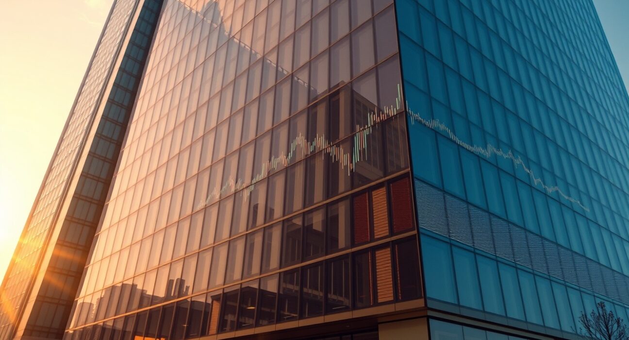 Exterior of a modern office building in Seoul, South Korea, representing the headquarters of the cryptocurrency exchange Bithumb.