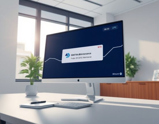 Bithumb exchange interface showing MANTRA deposit and withdrawal suspension notice for network upgrade.