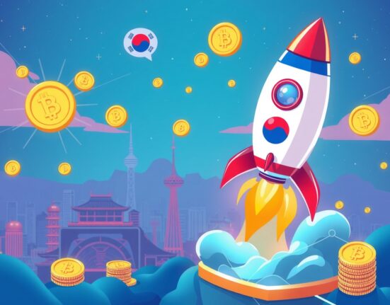 Meteora MET listing celebration with rocket launch symbolizing new trading opportunities