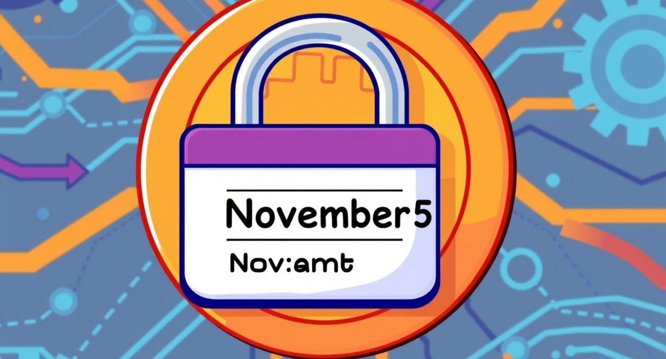 Illustration of a digital asset being paused, signifying the upcoming Bithumb OM suspension for a network upgrade.