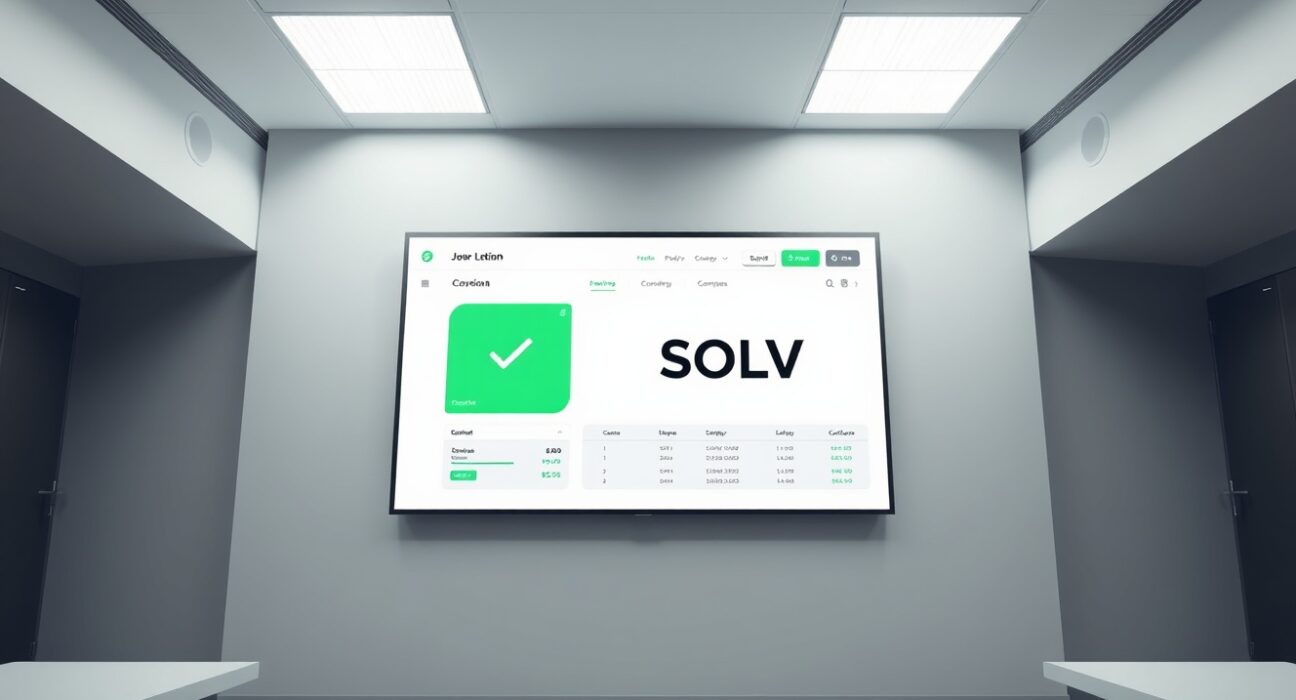 Bithumb exchange dashboard shows SOLV token removed from delisting watchlist with green checkmark