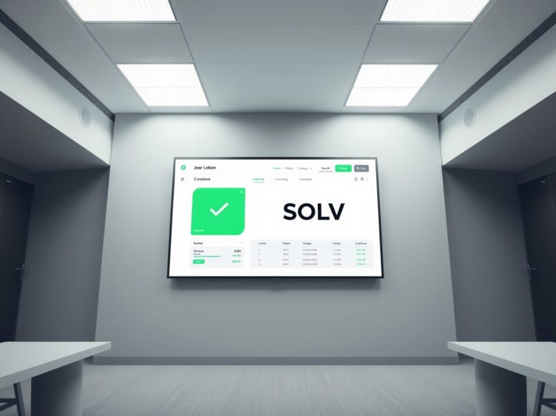 Bithumb exchange dashboard shows SOLV token removed from delisting watchlist with green checkmark