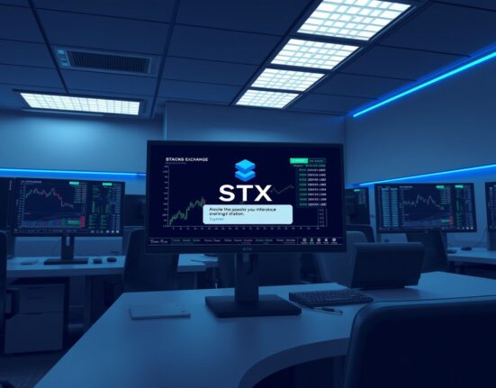 Bithumb exchange operations center during STX network maintenance period