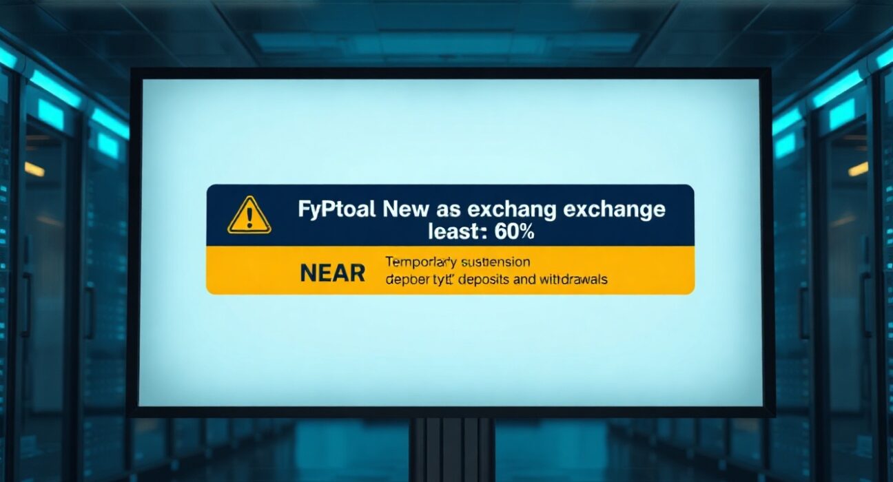 Bithumb exchange interface showing NEAR suspension notice for June 9 network upgrade