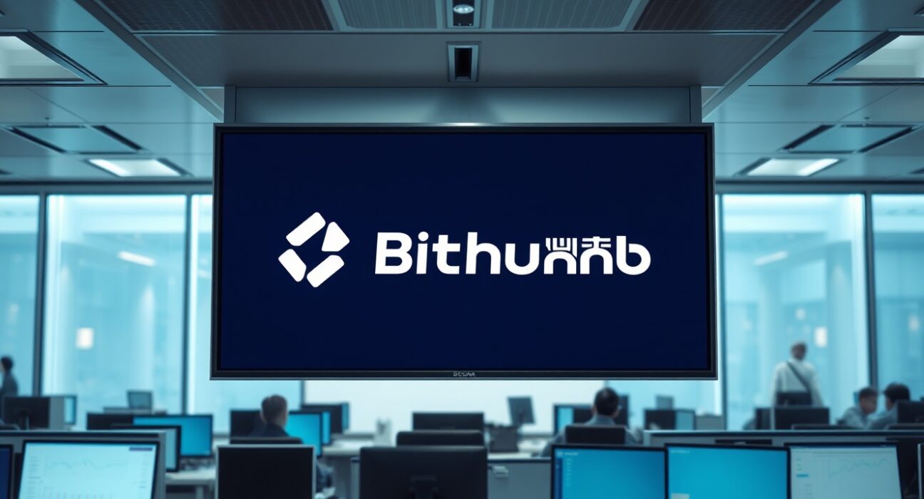 Bithumb exchange display showing maintenance notice for Optimism and other tokens