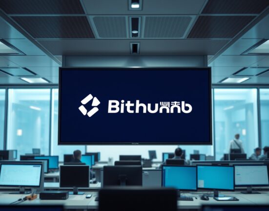 Bithumb exchange display showing maintenance notice for Optimism and other tokens