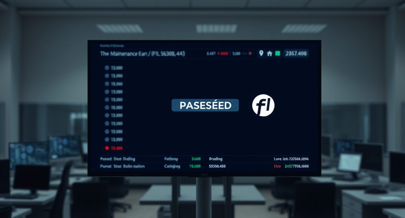 Filecoin (FIL) trading paused on Bithumb exchange due to scheduled network upgrade maintenance.