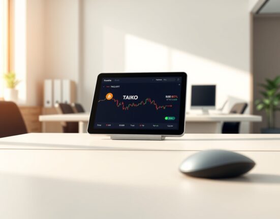 Bithumb exchange interface showing Taiko cryptocurrency during maintenance period for network upgrade