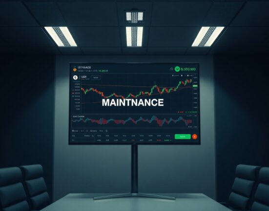 Bithumb exchange interface showing SOMI trading pair with maintenance notice