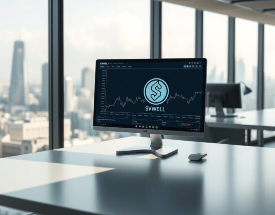 Bithumb exchange interface showing SWELL token withdrawal paused for maintenance