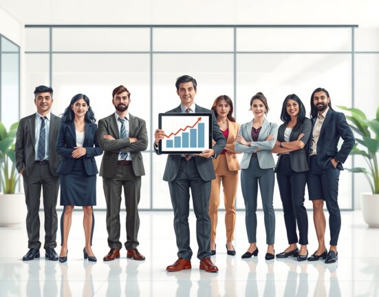 Bithumb union members in a professional office setting, representing the labor dispute over employee benefits.