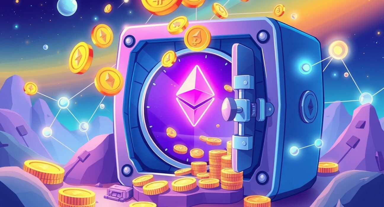 Bitmain wallet receiving massive Ethereum cryptocurrency transfer in digital vault