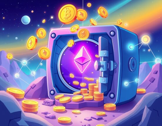 Bitmain wallet receiving massive Ethereum cryptocurrency transfer in digital vault