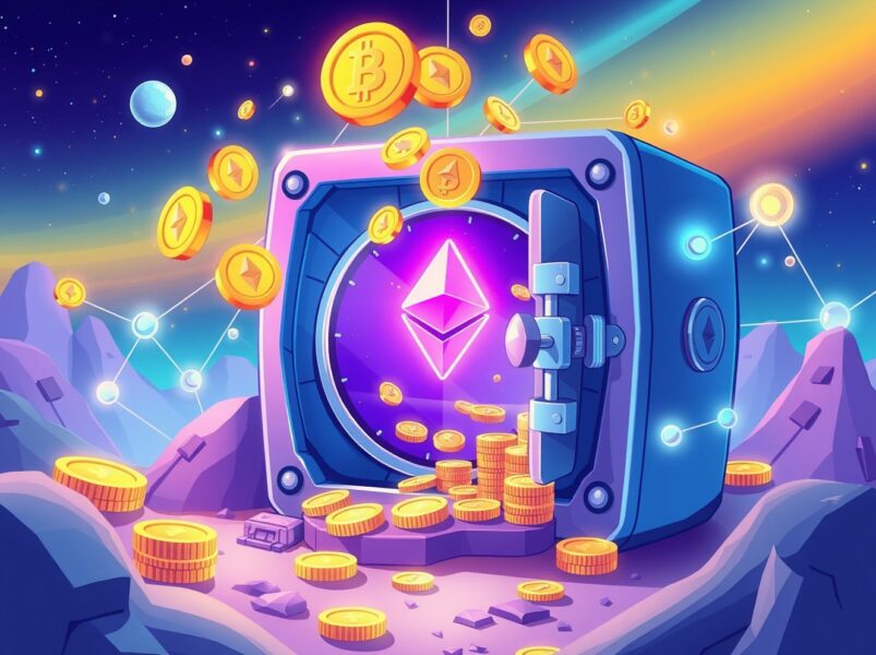 Bitmain wallet receiving massive Ethereum cryptocurrency transfer in digital vault