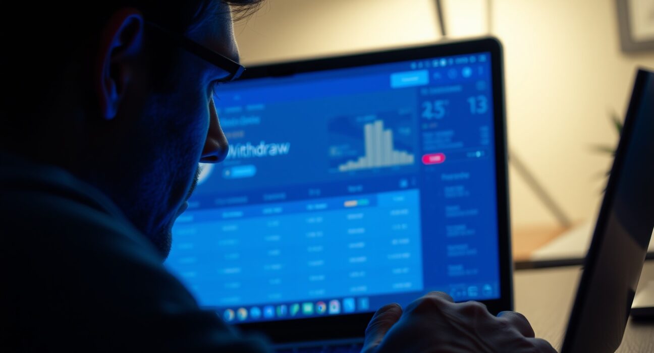 User checking BitMart exchange dashboard with withdrawal status showing delay
