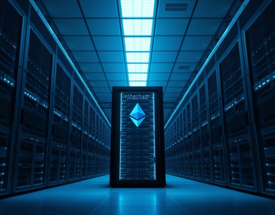 Bitmine ETH purchase data center servers representing Ethereum staking infrastructure and cryptocurrency accumulation