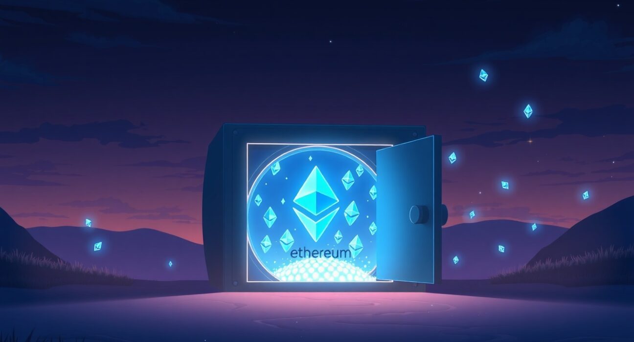 Bitmine's expanding Ethereum cryptocurrency holdings represented as secure digital assets