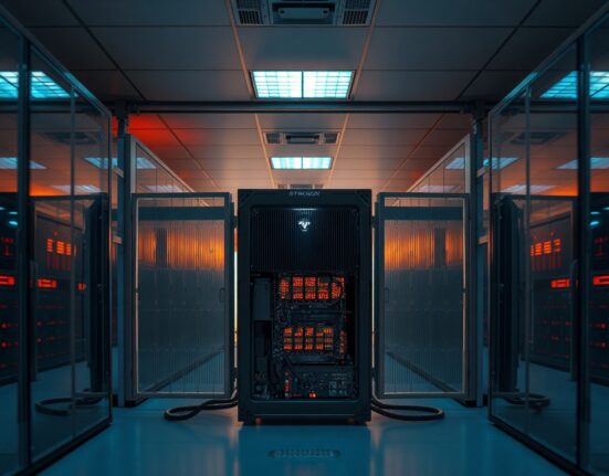 Bitmine cryptocurrency mining facility with Ethereum mining rigs in operation
