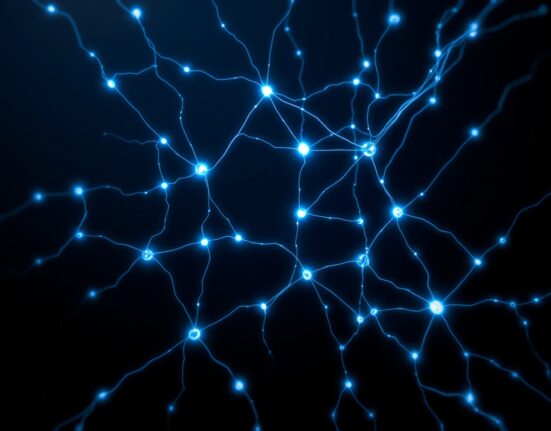 Bittensor TAO AI cryptocurrency neural network representing decentralized machine learning.