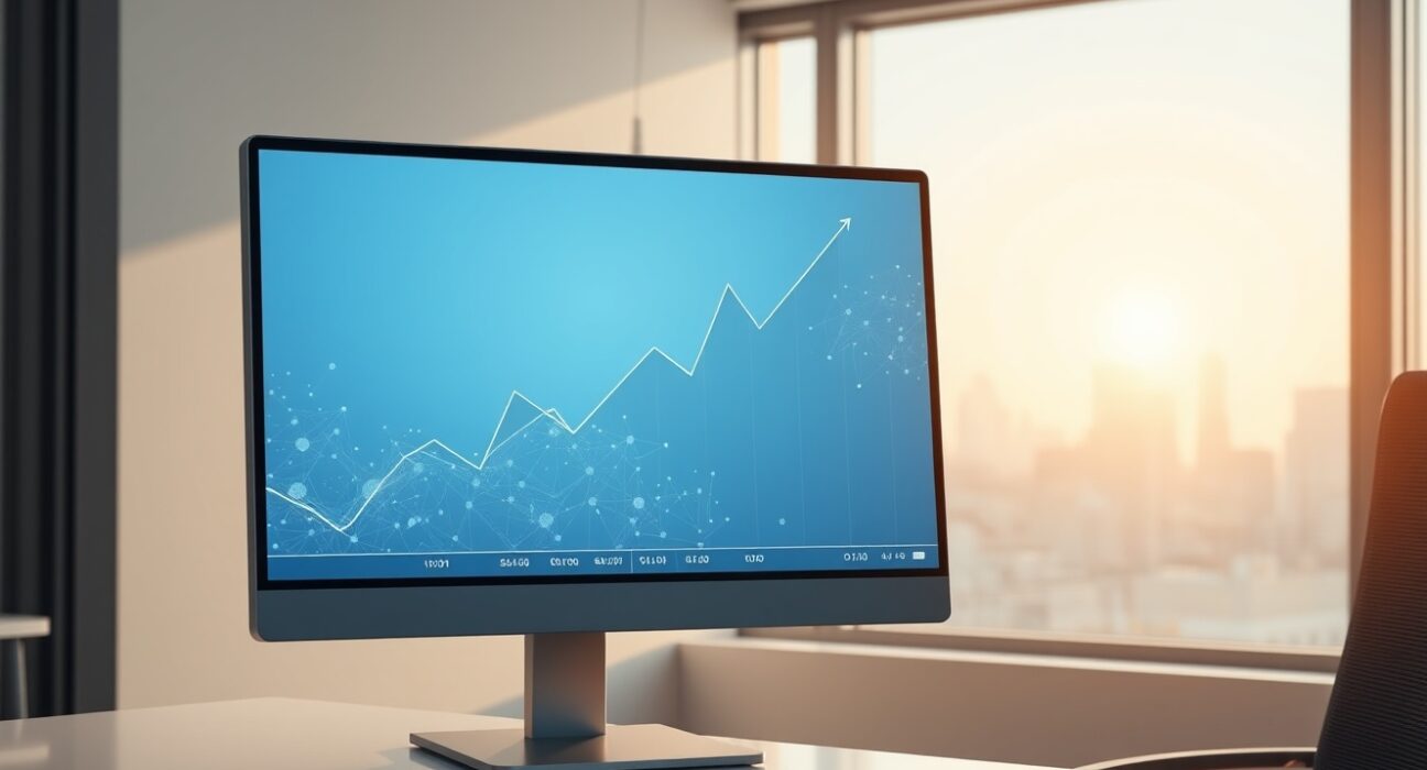 Financial trading terminal displaying a graph for the Bitwise Avalanche ETP NYSE listing.