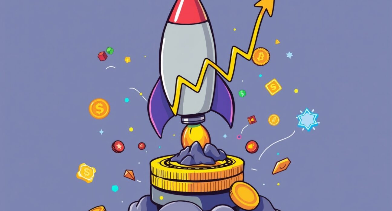 Revolutionary XRP ETF launching as financial rocket with digital assets