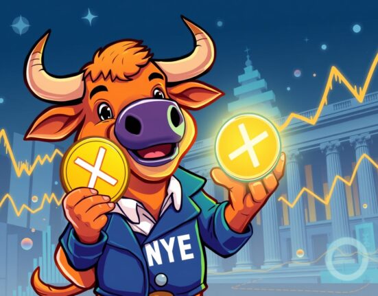 Bitwise XRP ETF revolutionary listing on NYSE showing cryptocurrency institutional adoption