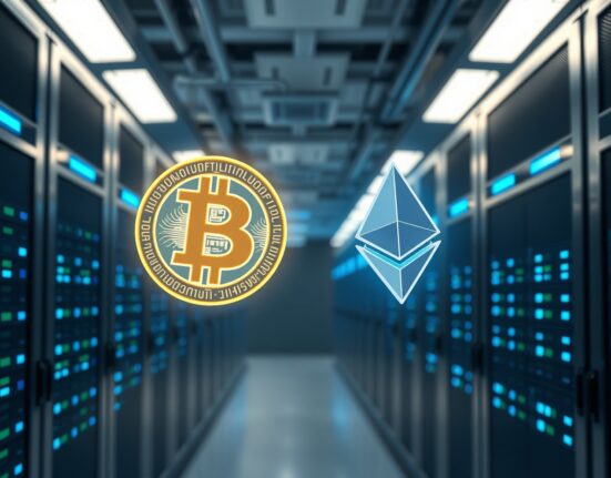 BlackRock's cryptocurrency deposit to Coinbase represents institutional investment in Bitcoin and Ethereum digital assets