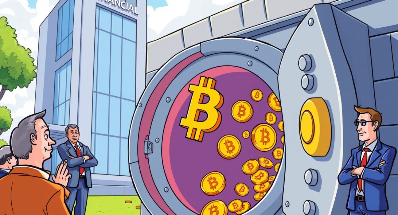 BlackRock Bitcoin ETF institutional investment flowing into cryptocurrency market